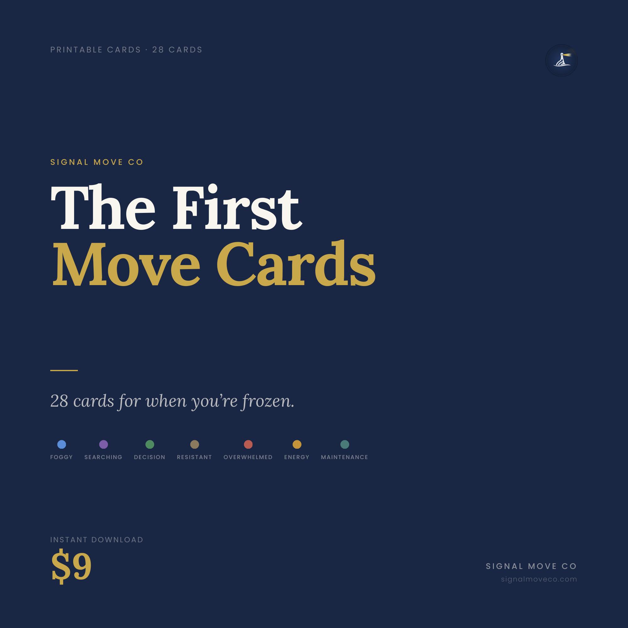 First Move Cards cover